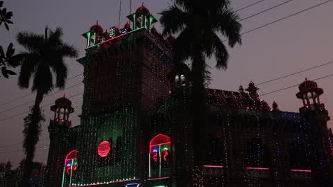 Preparation for Victory Day in Dhaka