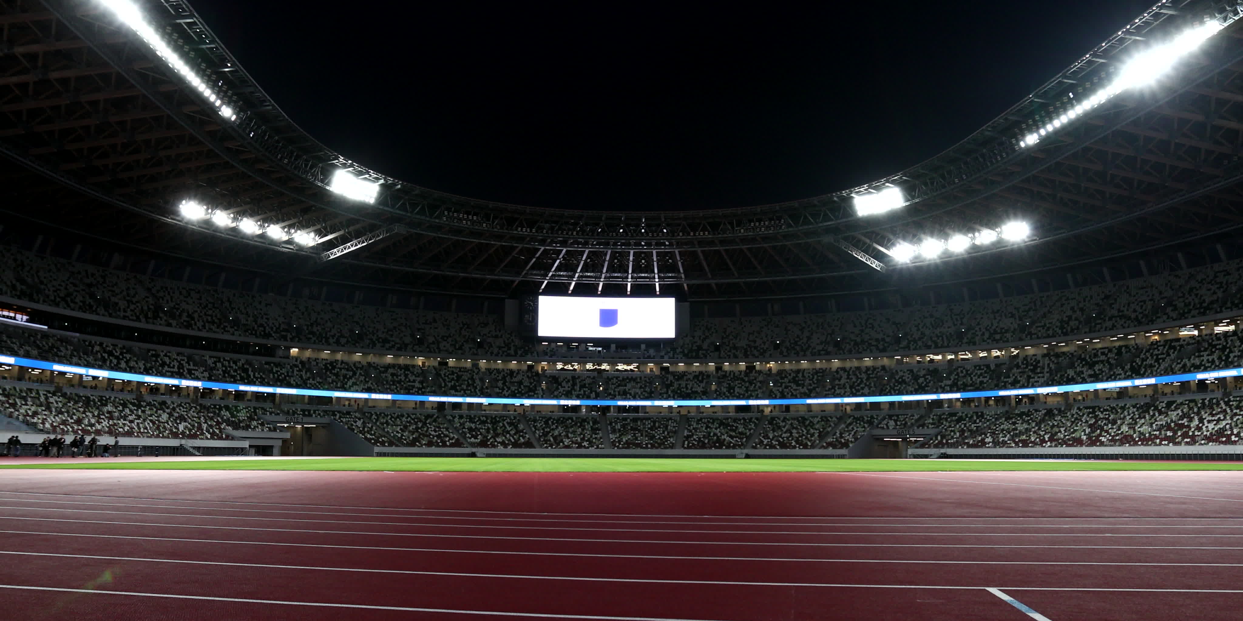 Japan's new National Stadium - Media Tour
