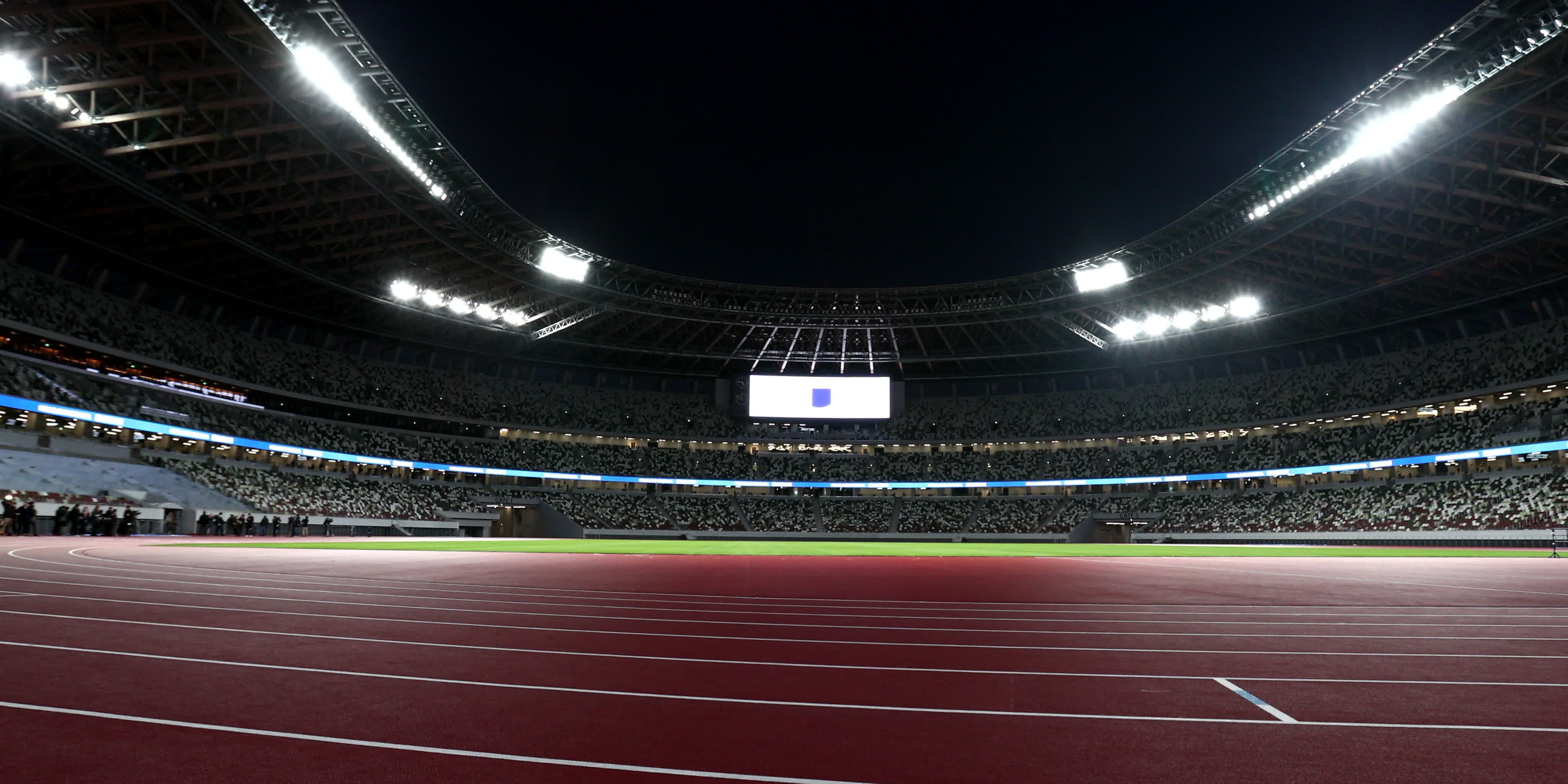 Japan's new National Stadium - Media Tour