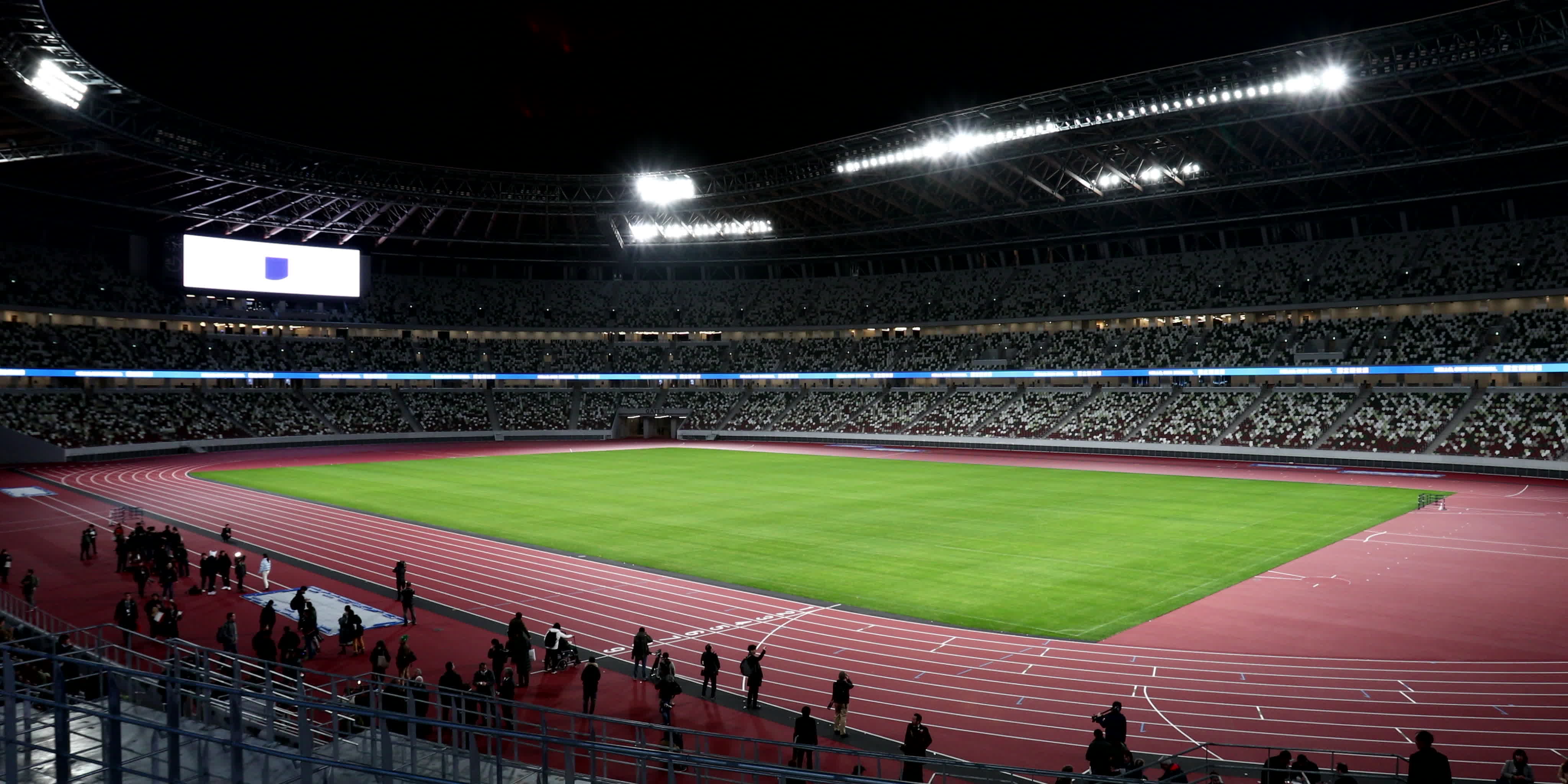 Japan's new National Stadium - Media Tour