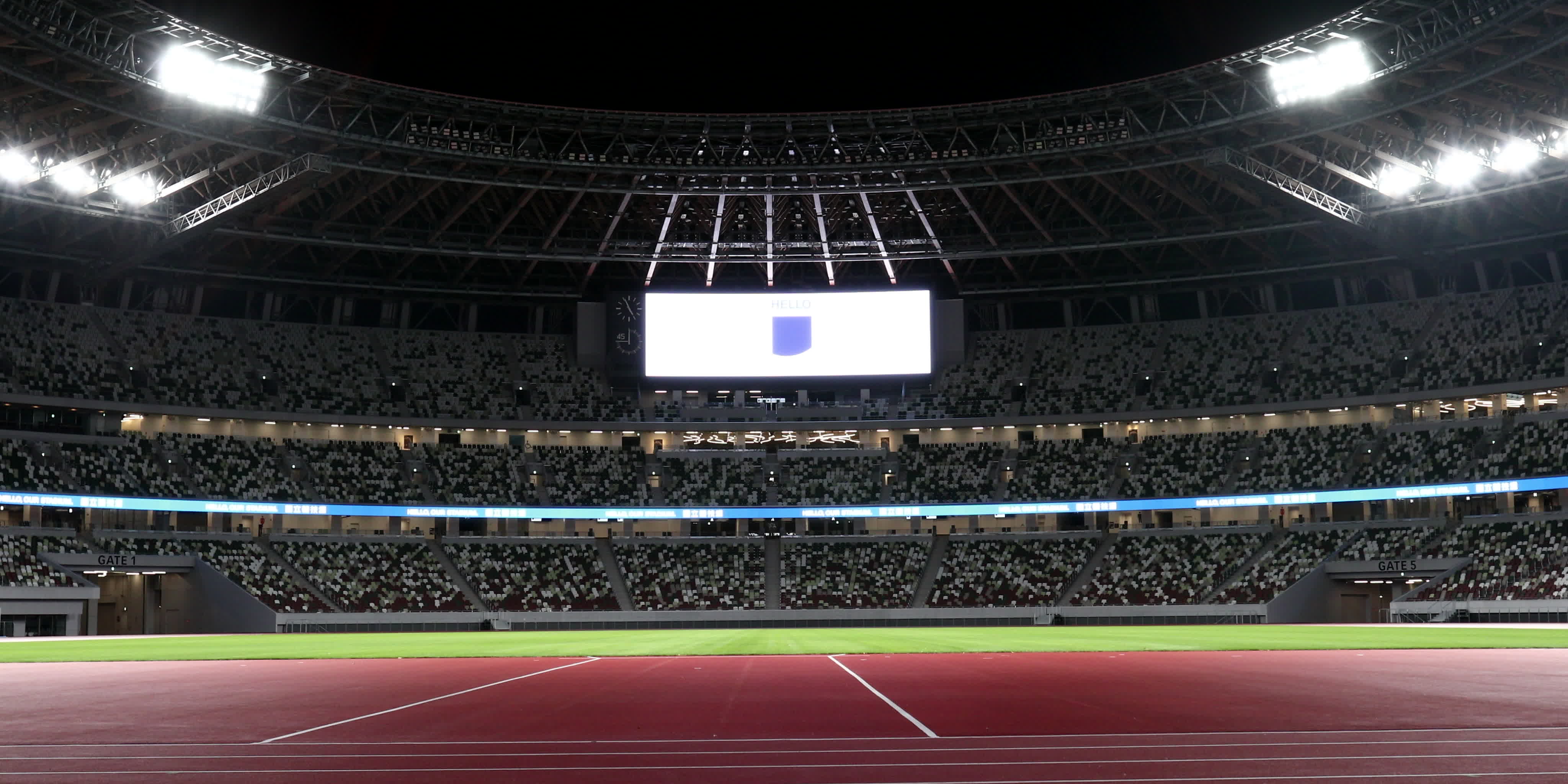 Japan's new National Stadium - Media Tour