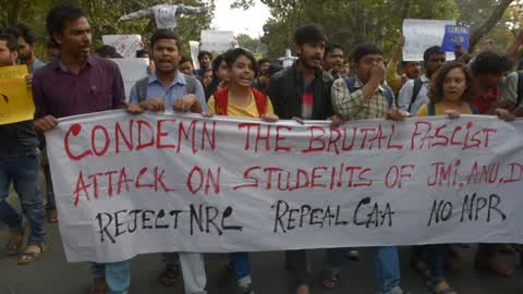 Students Protest In Kolkata 