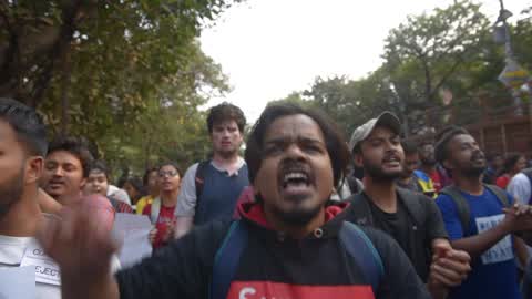 Students Protest In Kolkata 