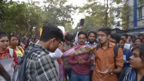 Students Protest In Kolkata 
