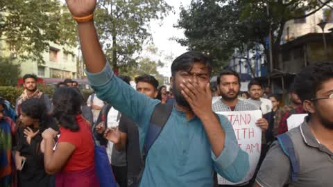 Students Protest In Kolkata 
