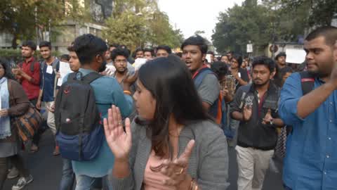 Students Protest In Kolkata 