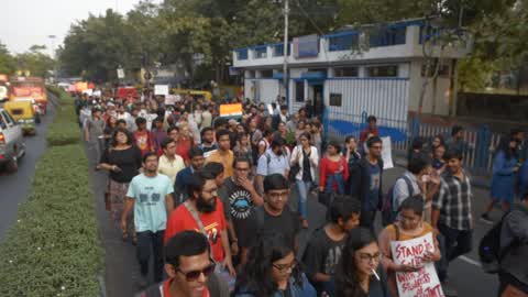 Students Protest In Kolkata 