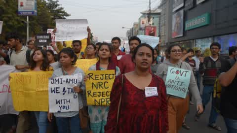 Students Protest In Kolkata 