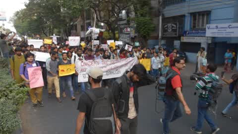 Students Protest In Kolkata 