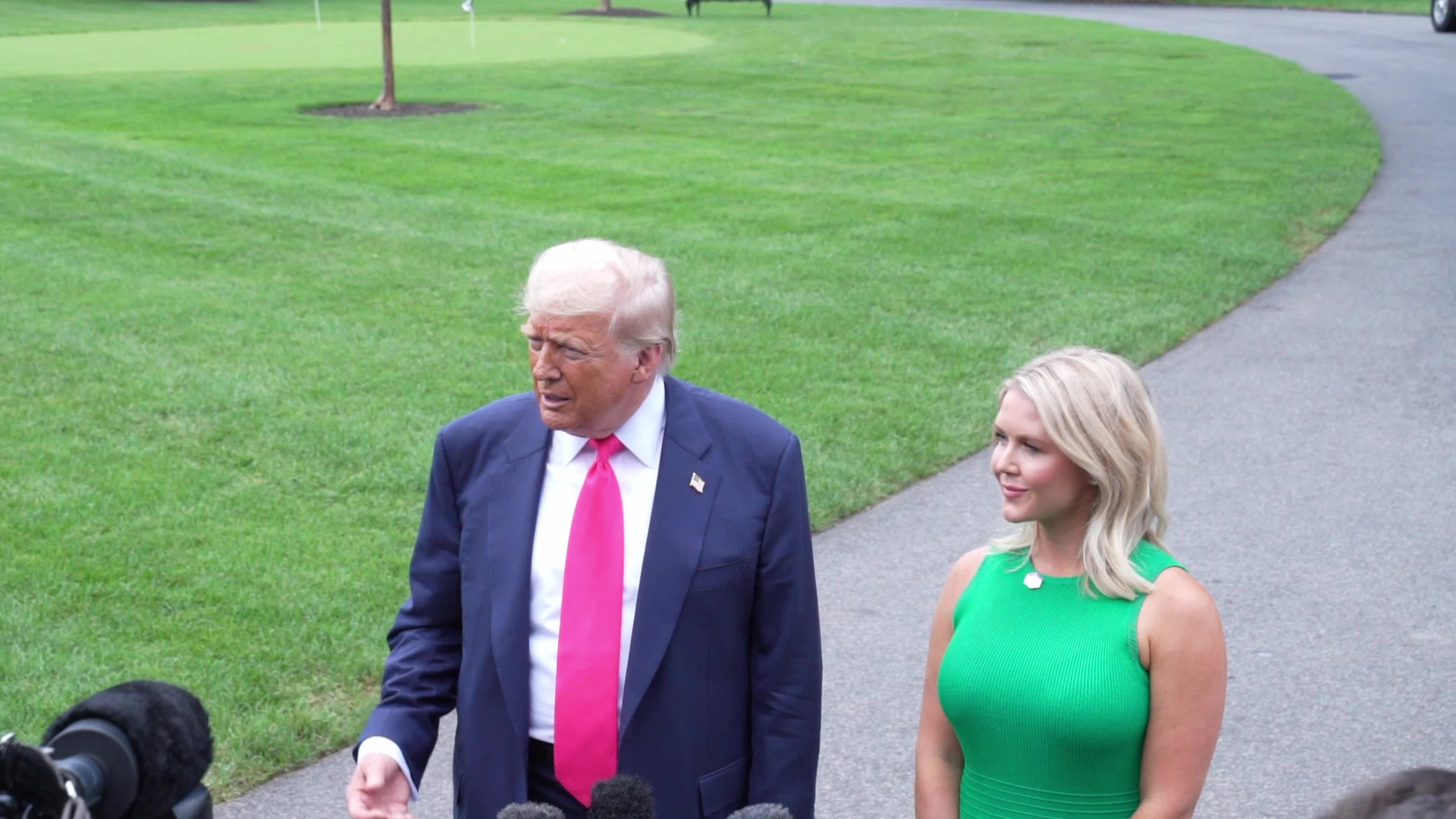 President Donald J trump departs the White House to head to Pennsylvania to participates in the Inaugural Pennsylvania Energy and Innovation Event 