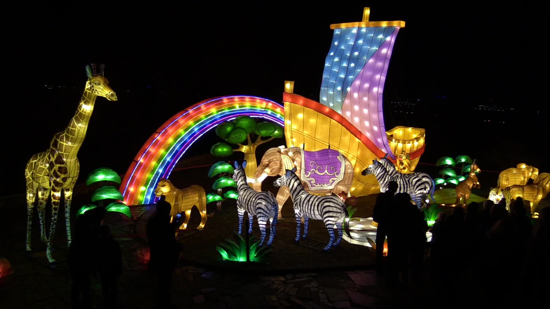 Festival of Giant Chinese Lanterns in Ukraine