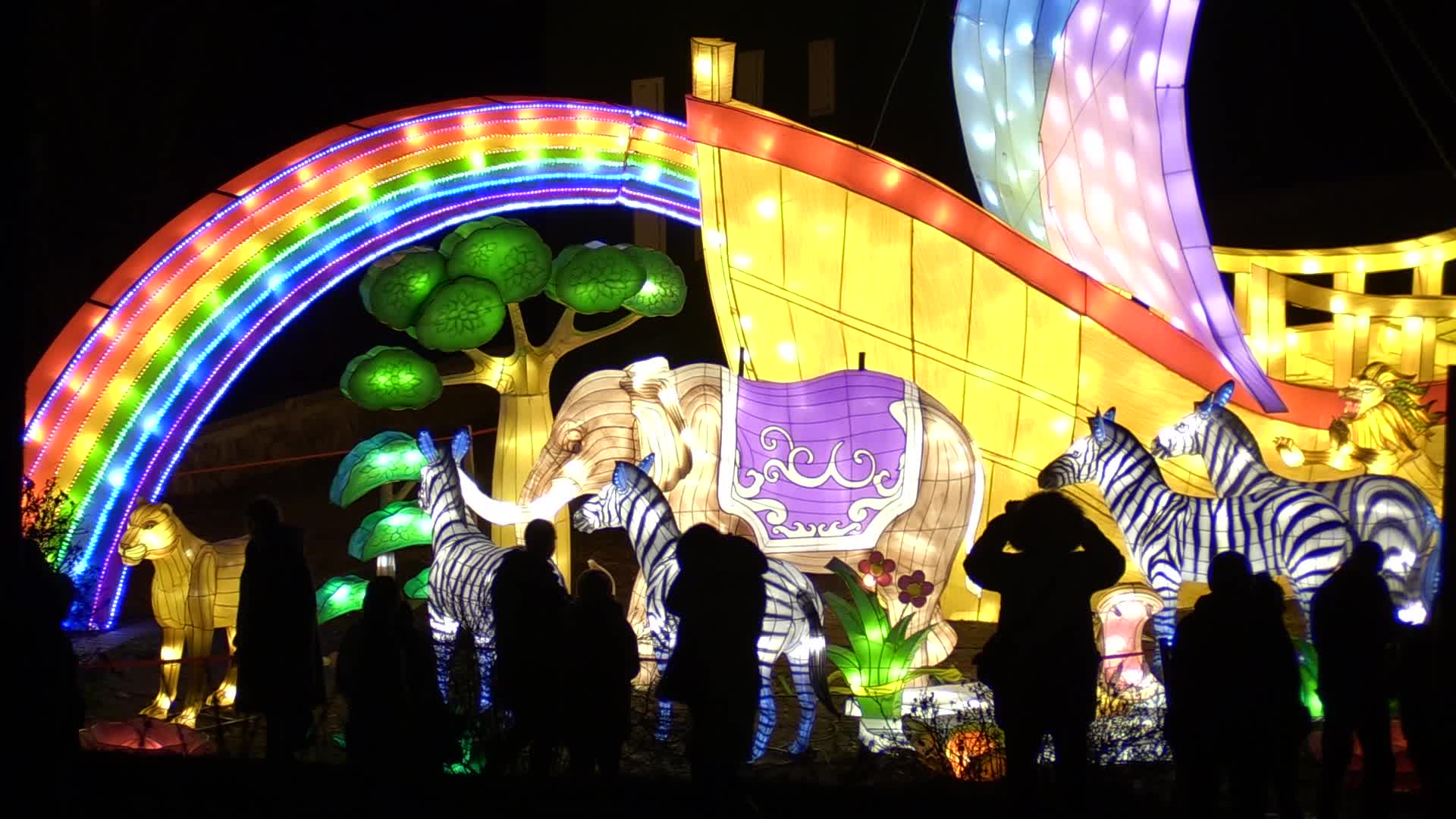 Festival of Giant Chinese Lanterns in Ukraine