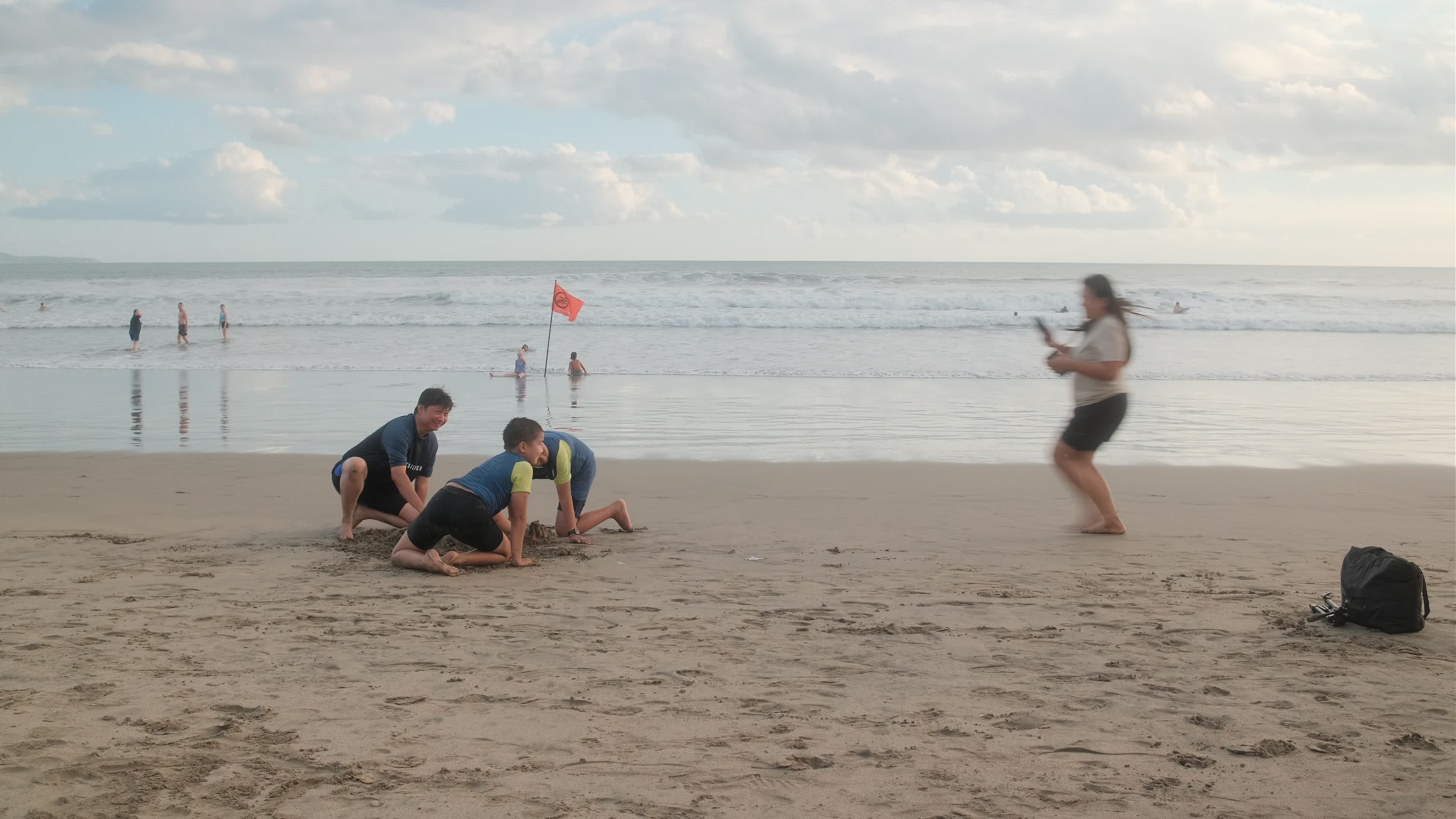 Bali Tourism Activity in Seminyak Beach
