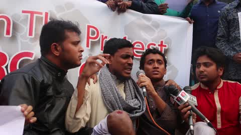 Solidarity with the Protest against Indians NRC and CAA Law in Dhaka