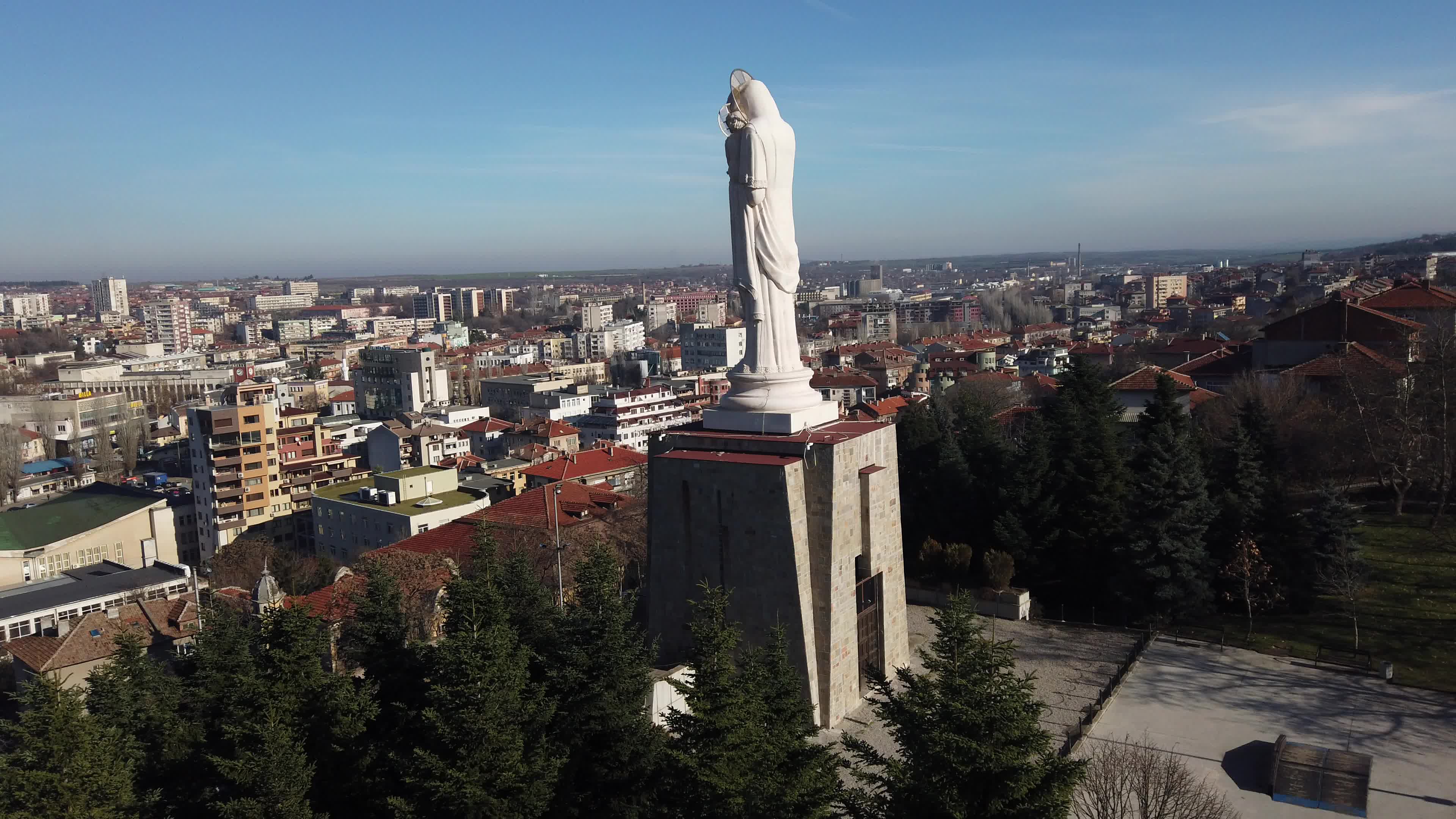 Bulgarian cities - Haskovo the City of the Virgin Mary, Mother of Jesus Monument