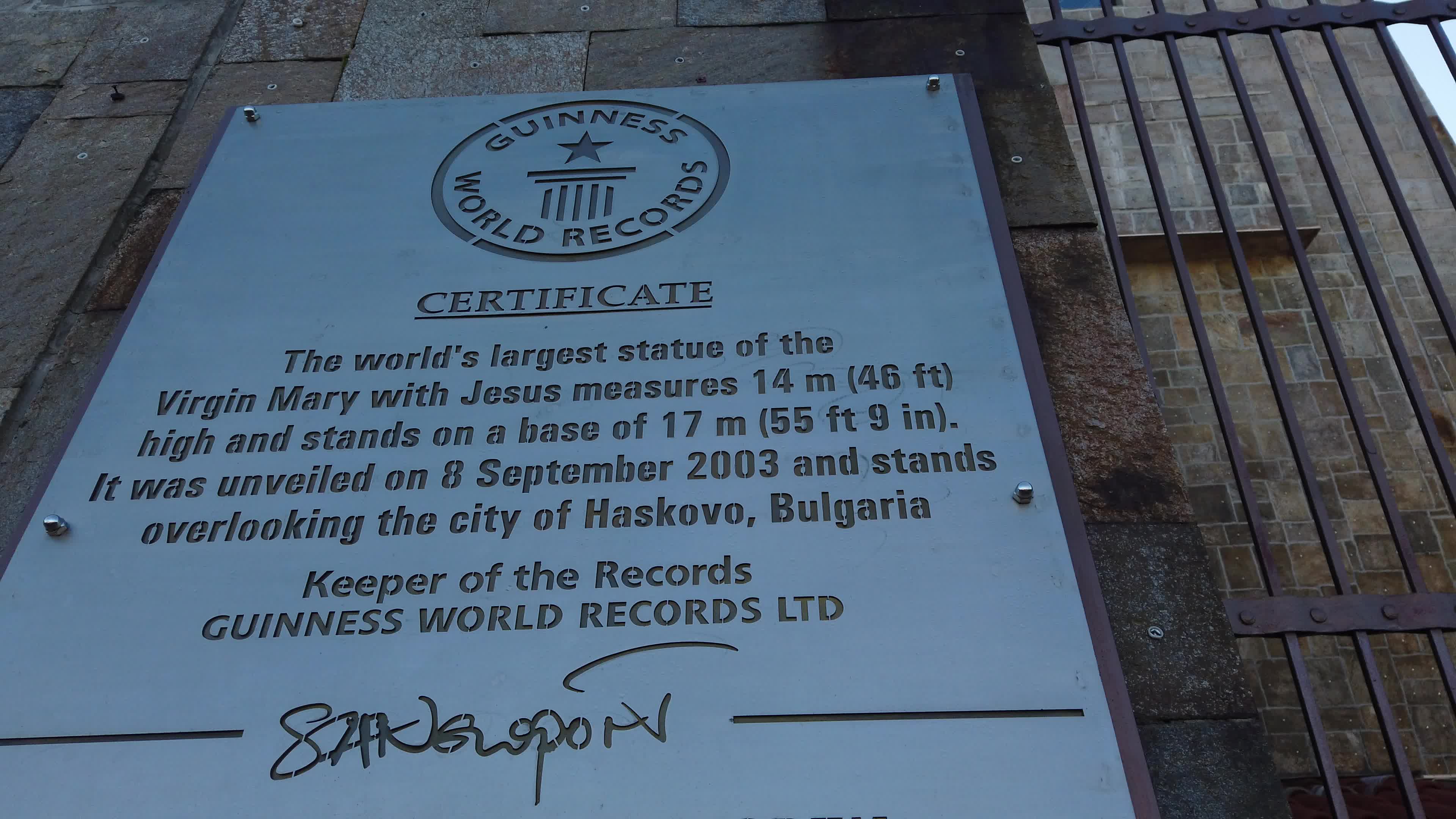 Bulgarian cities - Haskovo the City of the Virgin Mary, Mother of Jesus Monument