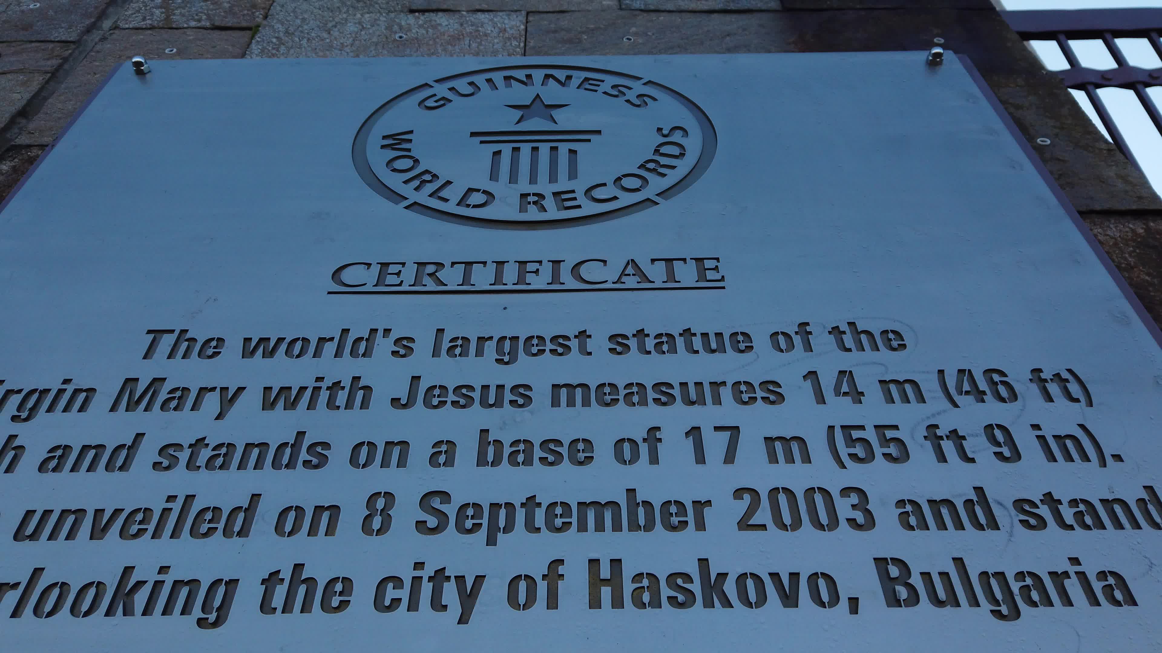Bulgarian cities - Haskovo the City of the Virgin Mary, Mother of Jesus Monument
