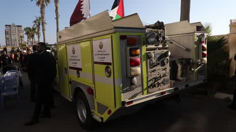 Israel allows Qatari donation of 20 emergency vehicles into Gaza City