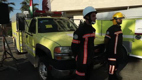 Israel allows Qatari donation of 20 emergency vehicles into Gaza City