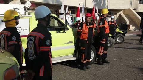 Israel allows Qatari donation of 20 emergency vehicles into Gaza City