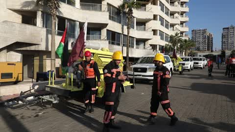 Israel allows Qatari donation of 20 emergency vehicles into Gaza City