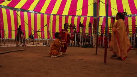 Traditional Circus Show in Dhaka