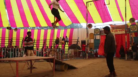 Traditional Circus Show in Dhaka