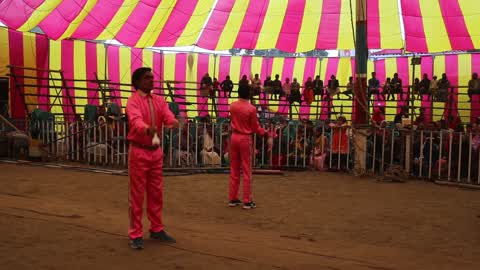 Traditional Circus Show in Dhaka