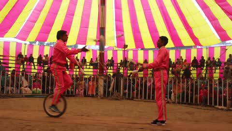 Traditional Circus Show in Dhaka
