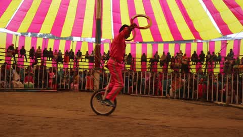 Traditional Circus Show in Dhaka