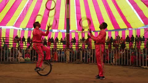 Traditional Circus Show in Dhaka