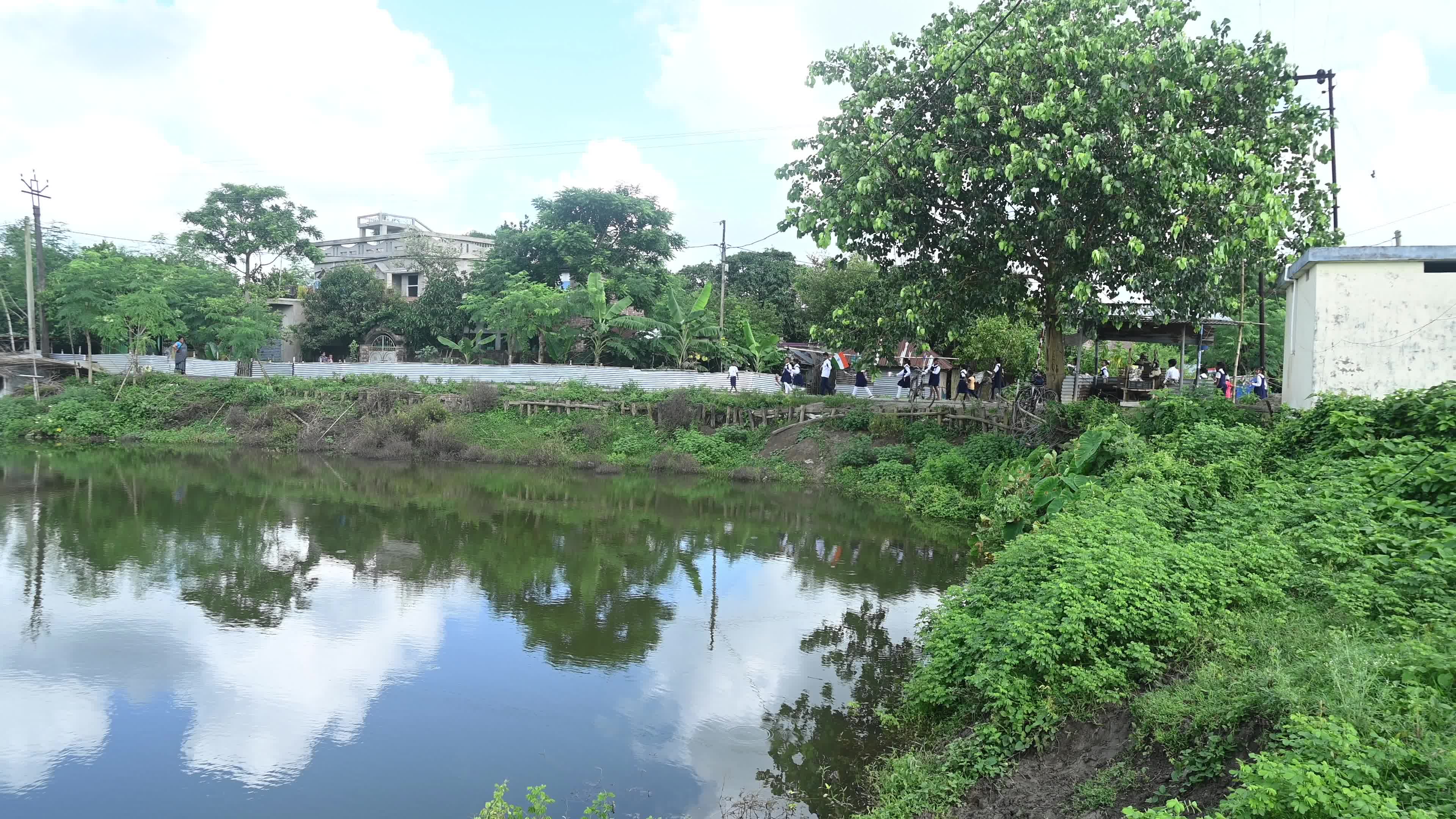  'Har Ghar Tiranga' rally beside the India-Bangladesh border Preparation
