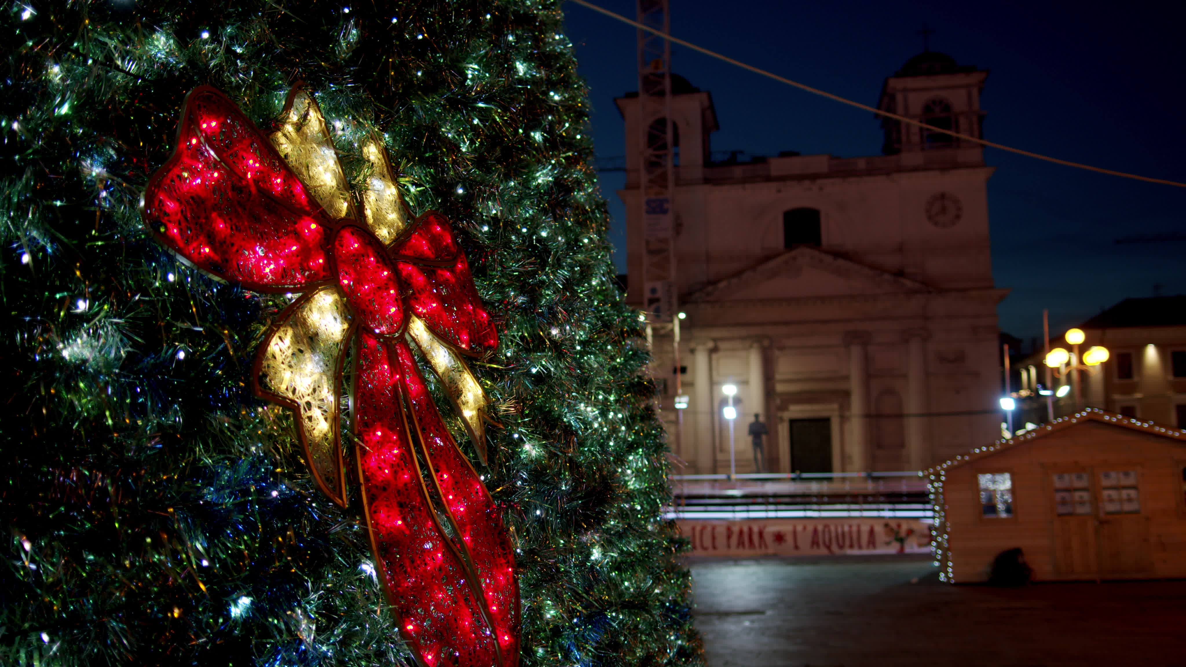 Christmas Lights In L'Aquila