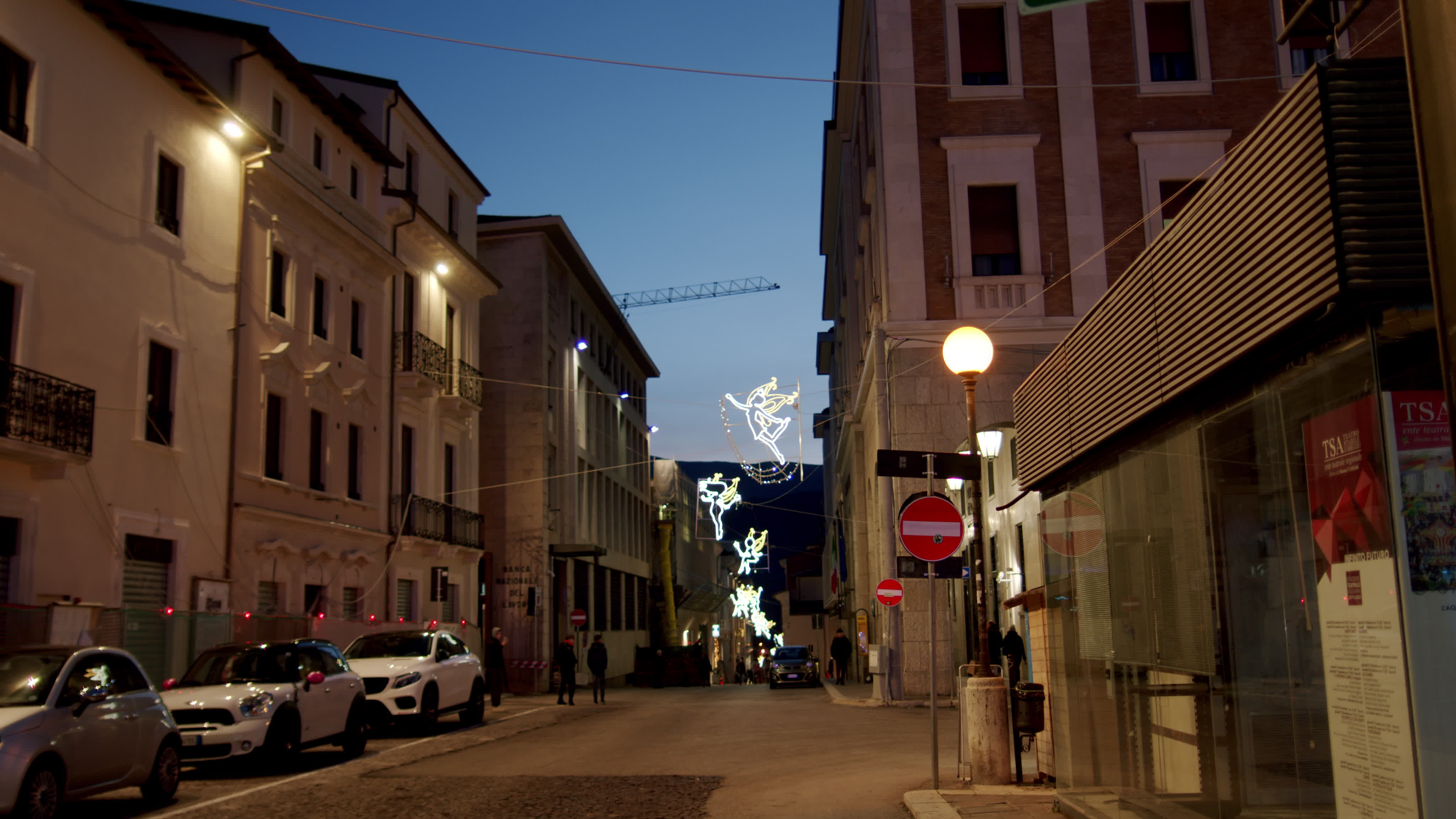 Christmas Lights In L'Aquila