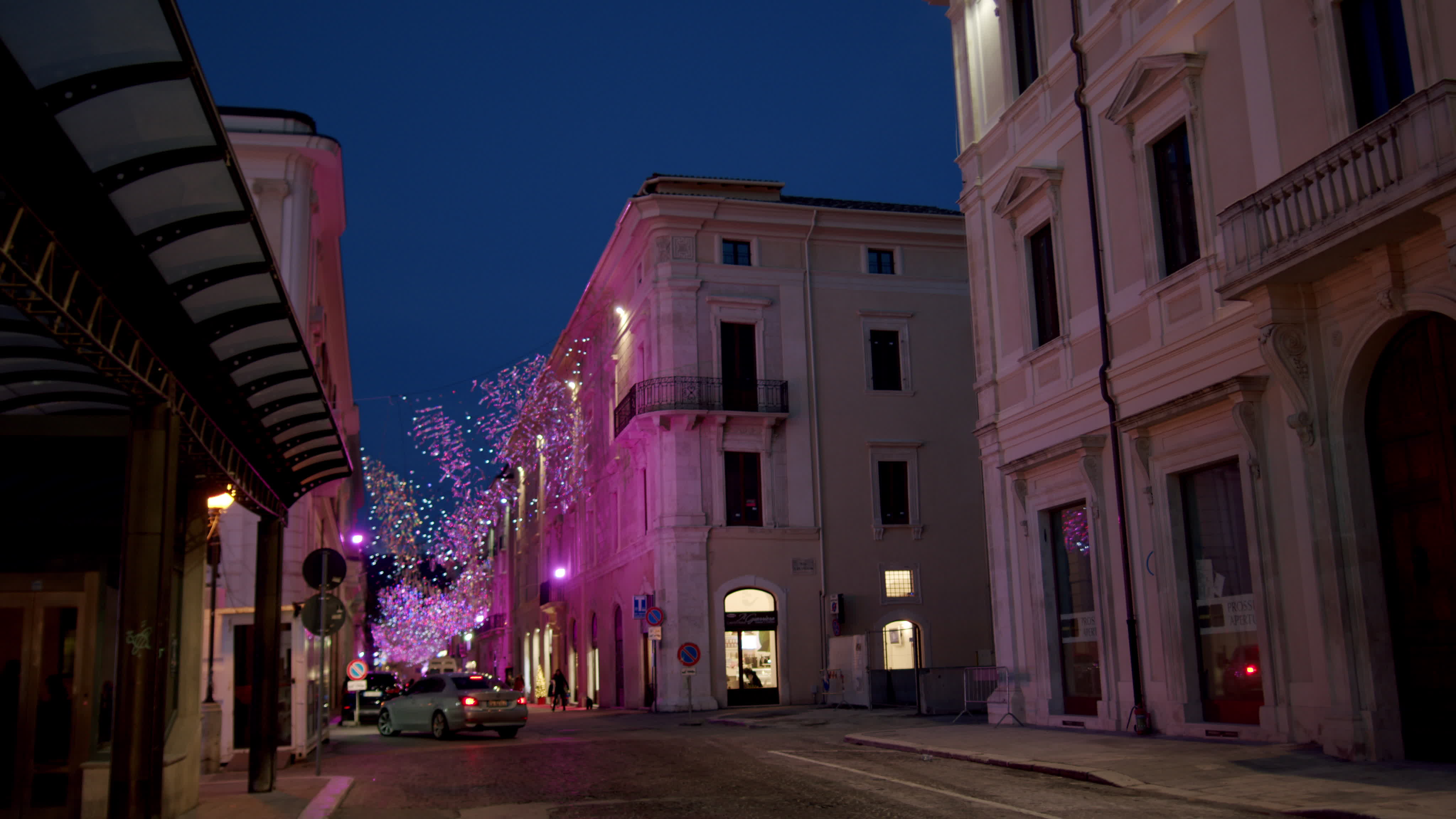 Christmas Lights In L'Aquila