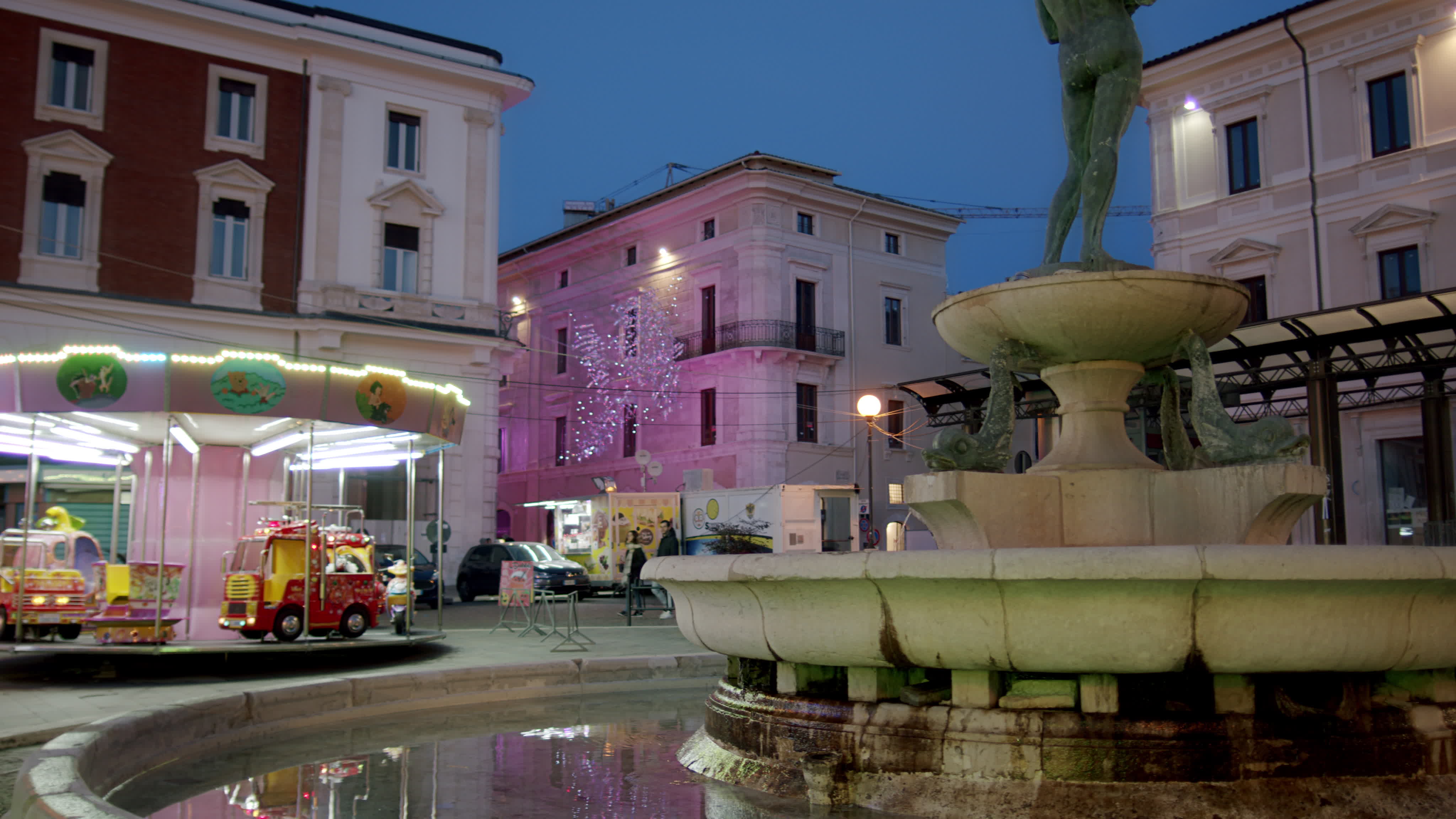 Christmas Lights In L'Aquila