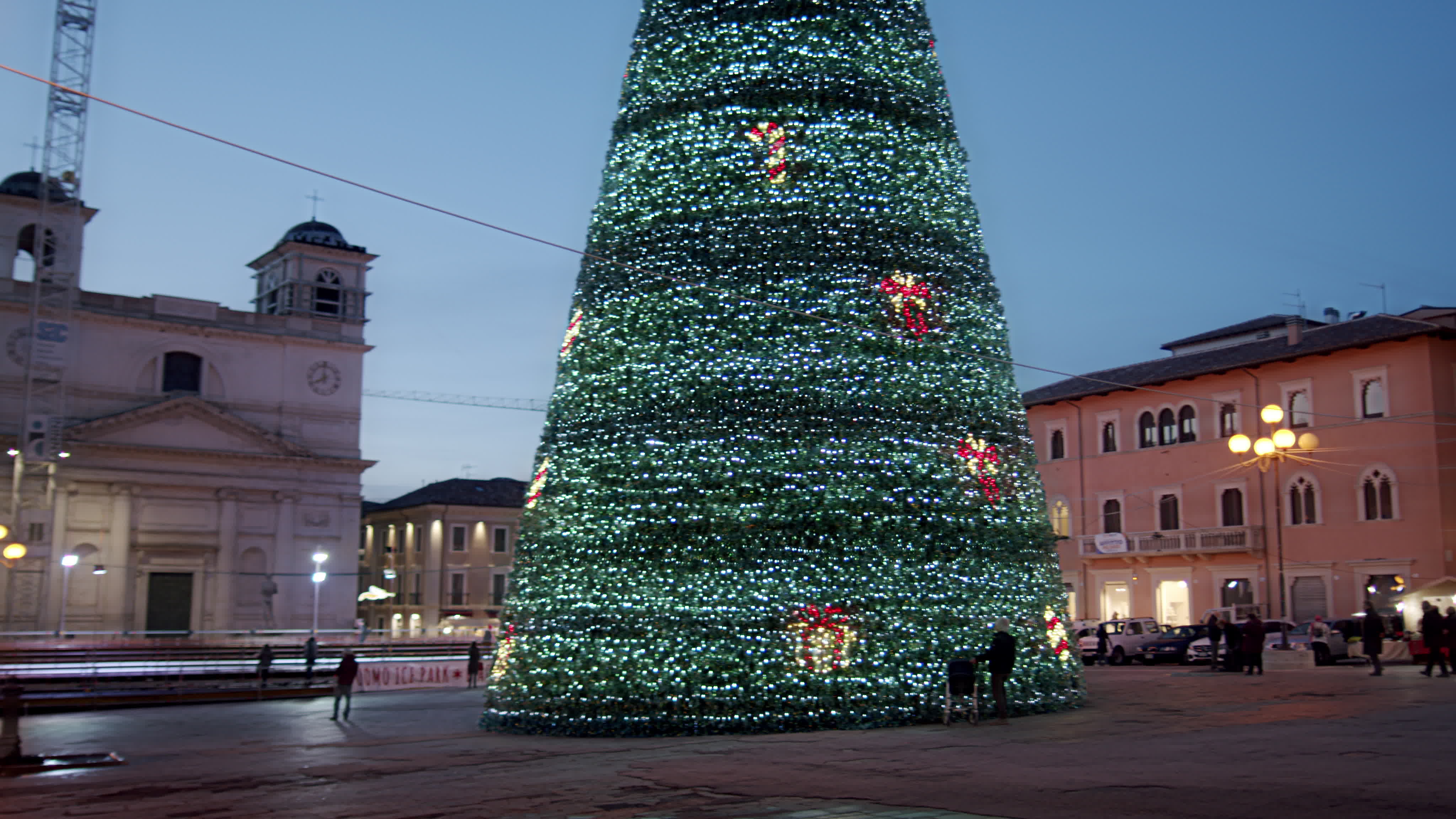 Christmas Lights In L'Aquila