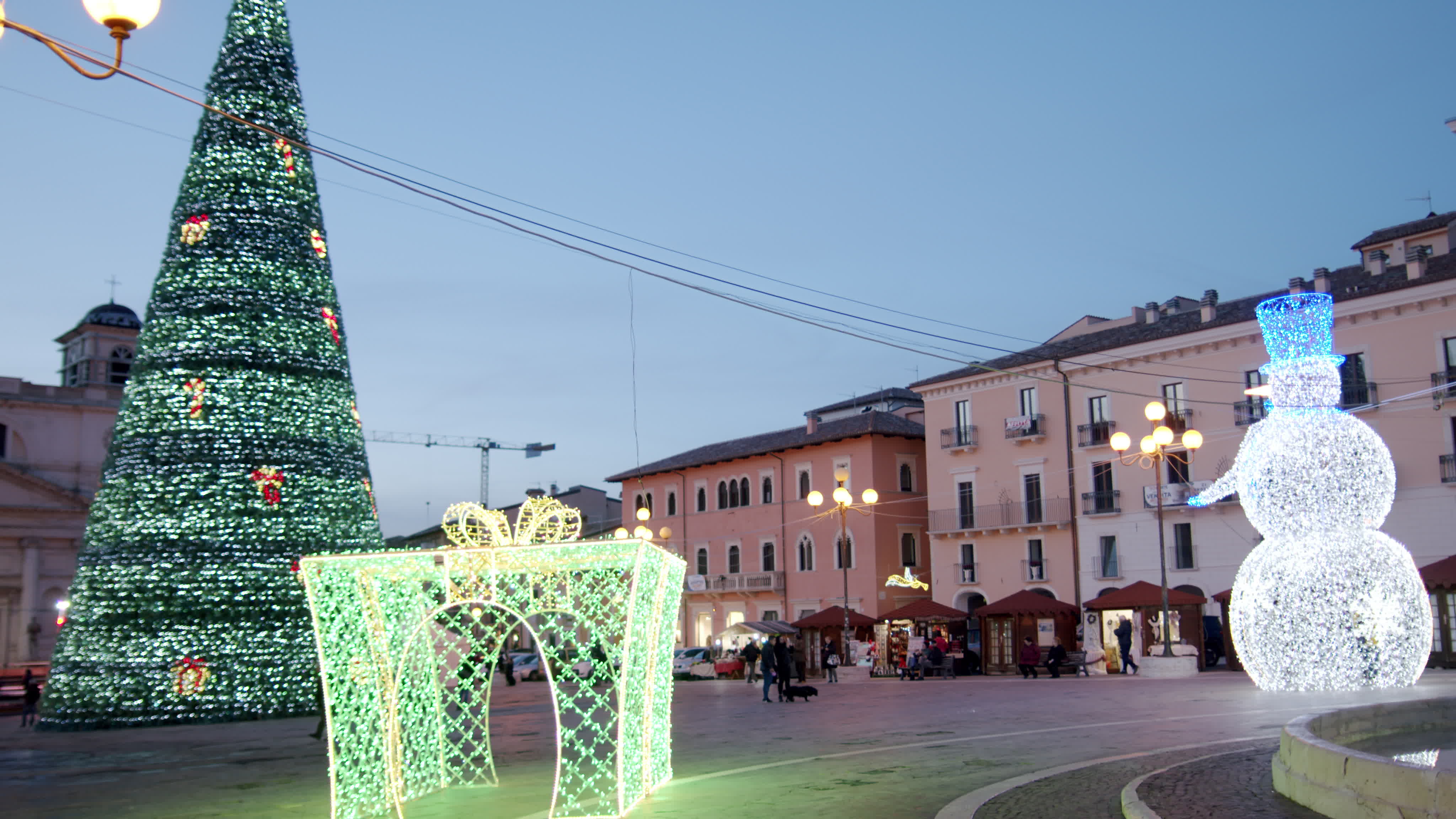 Christmas Lights In L'Aquila
