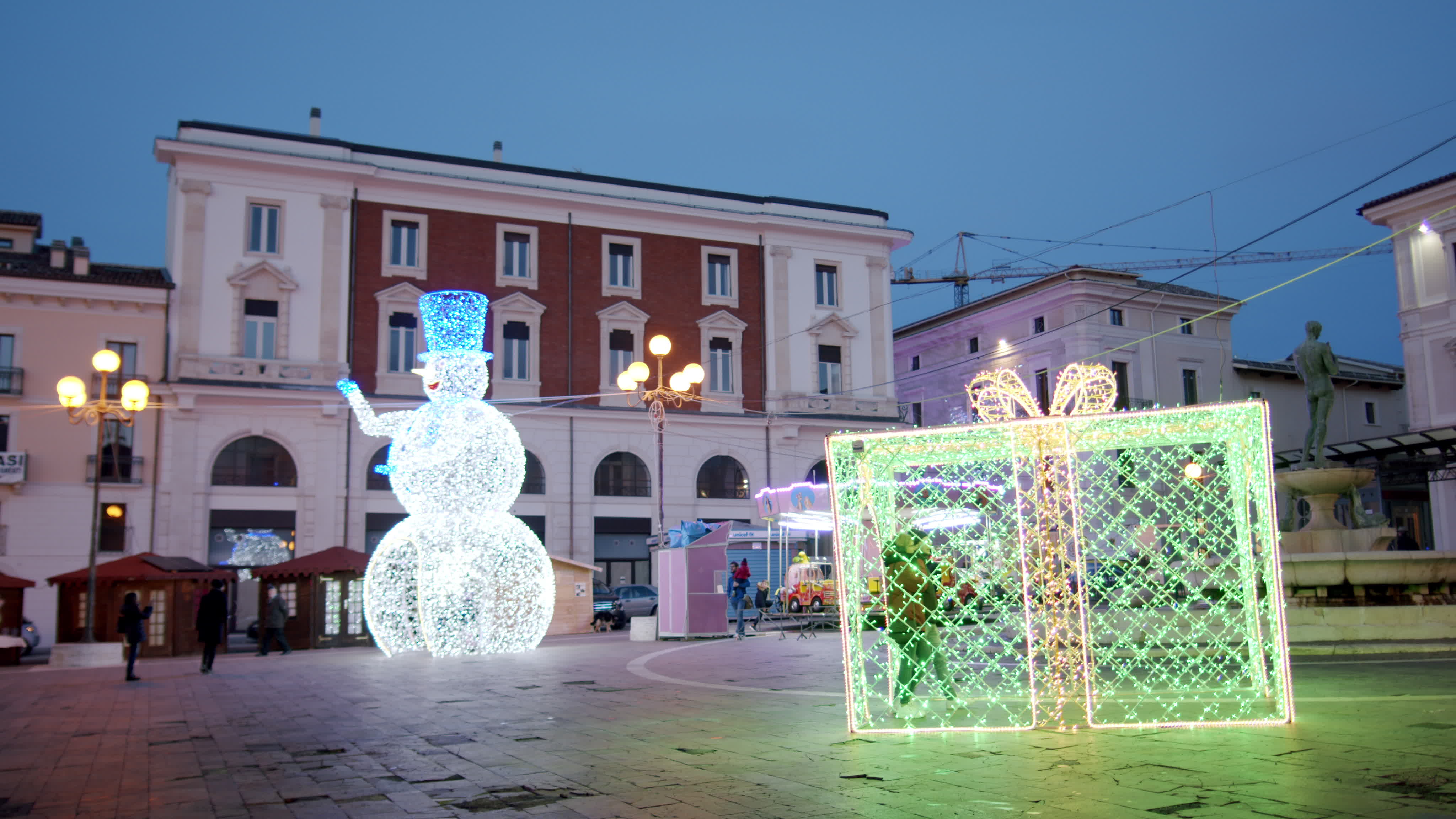 Christmas Lights In L'Aquila