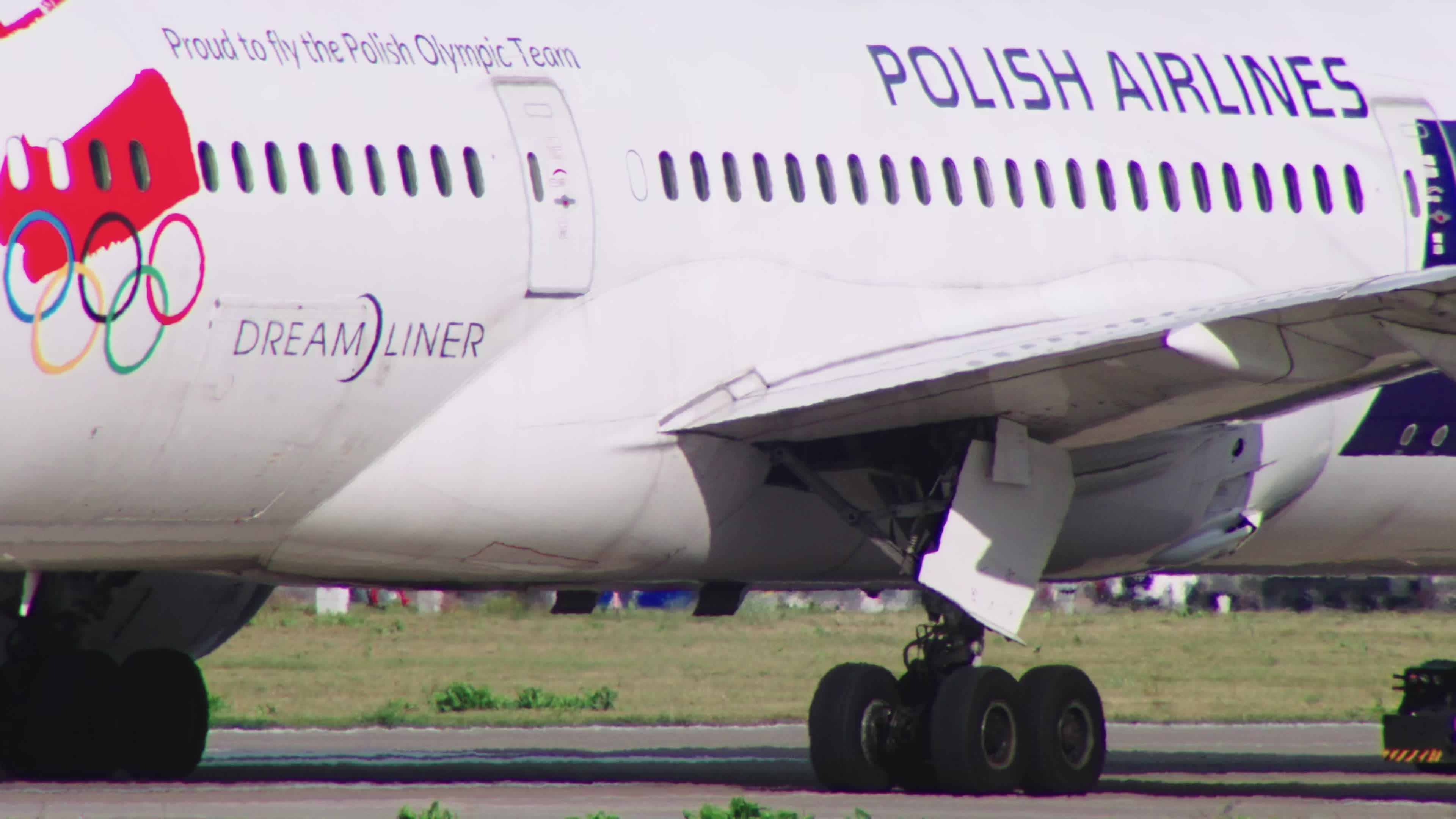 Enter Air Jet Falls Off Runway in Poland