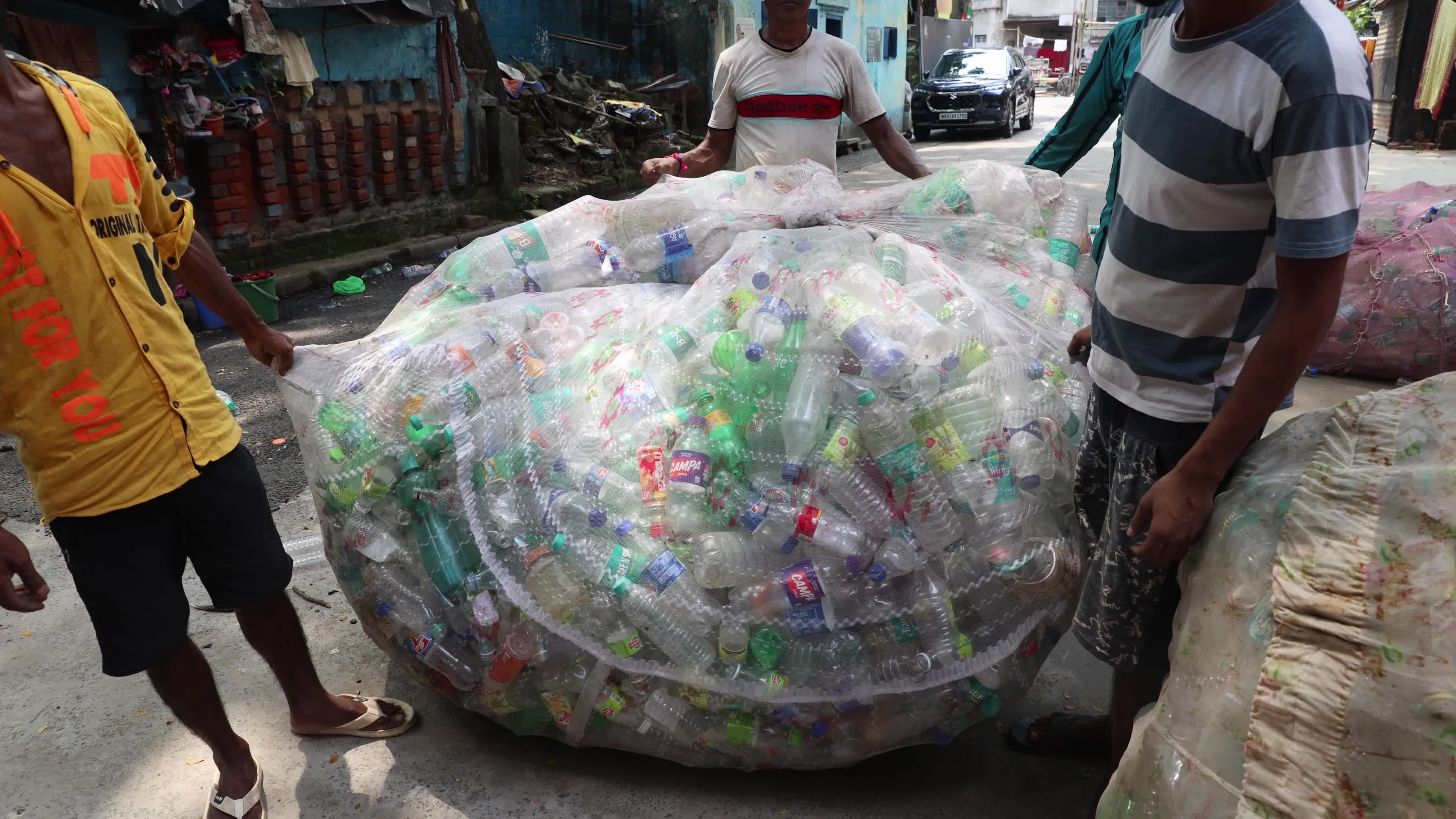 "Pollution In The Sea" Pandal,In West Bengal, Kolkata, India