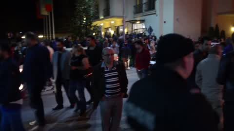 A bomb at concert of Turkish star Serdar Ortac the night before the elections in Bulgaria