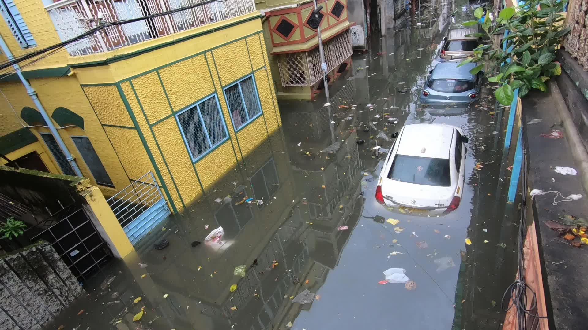 Flood like situation at heart of Kolkata