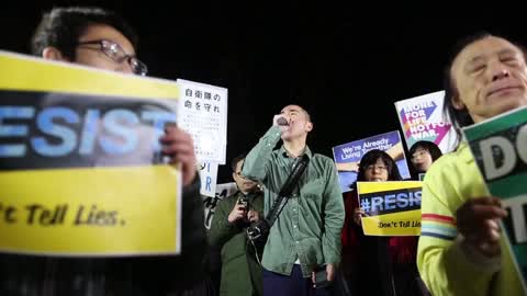 Anti Abe Protest in Tokyo 