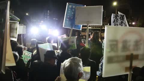 Anti Abe Protest in Tokyo 