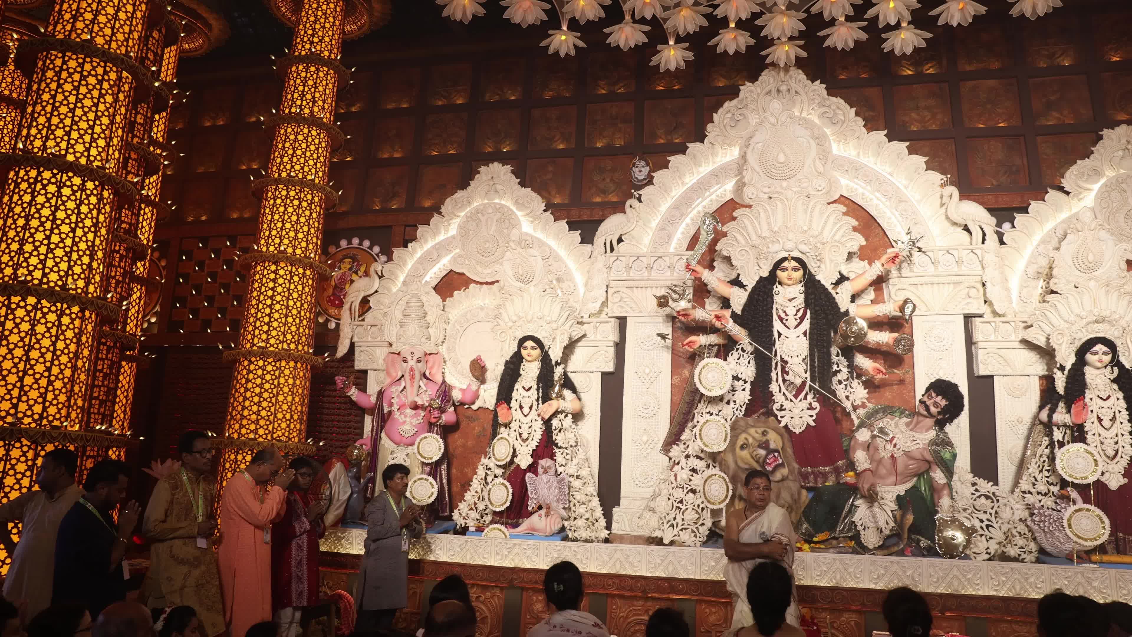 Third Day Worship of Durga Puja Festival In Kolkata, India