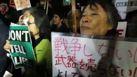 Anti Abe Protest in Tokyo 