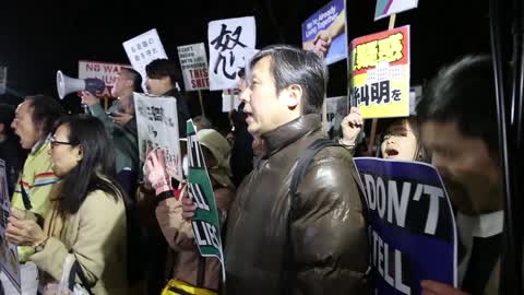 Anti Abe Protest in Tokyo 