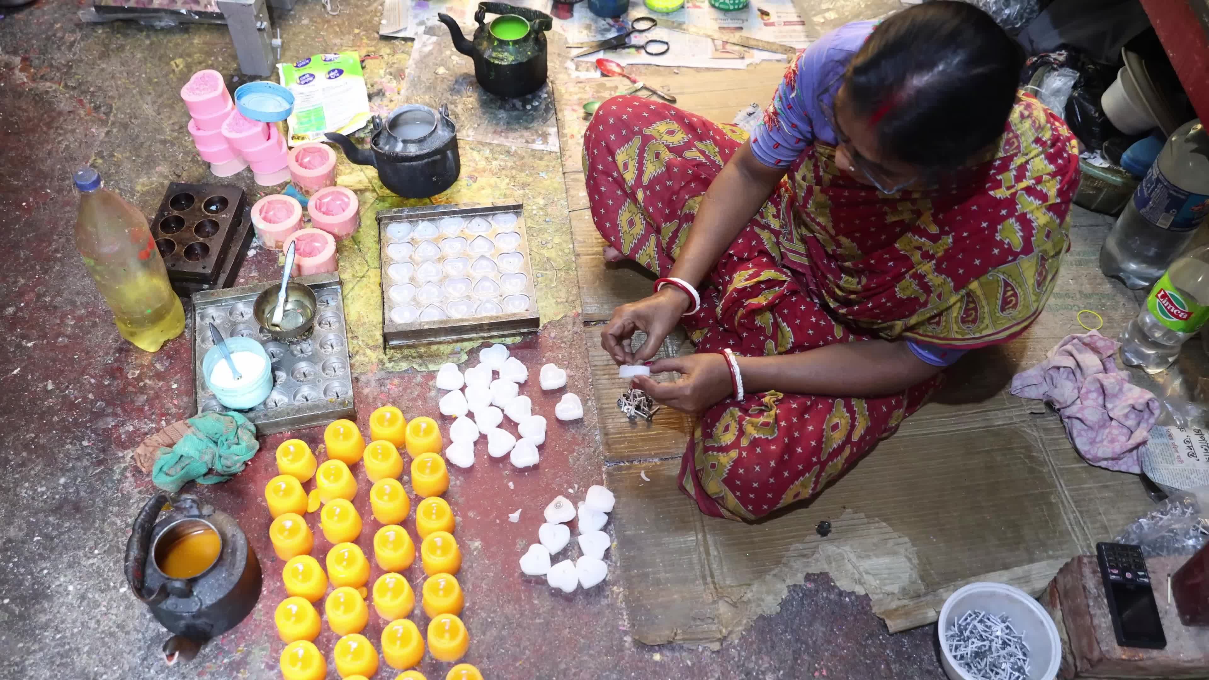 Preparation Of Diwali Festival In India, Kolkata