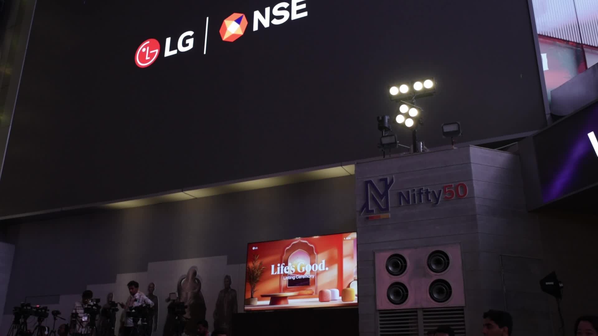 LG IPO Listing Ceremony In Mumbai